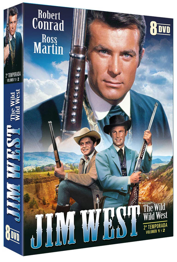 Jim West (The Wild Wild West) 1965 - Temporada 2, Vol. 1 y 2 [DVD]