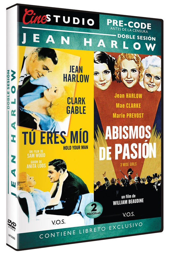 Doble Sesión Jean Harlow: Tú Eres Mío / Abismos de Pasión ( Hold Your Man / Three Wise Girls) V.O.S. [DVD]