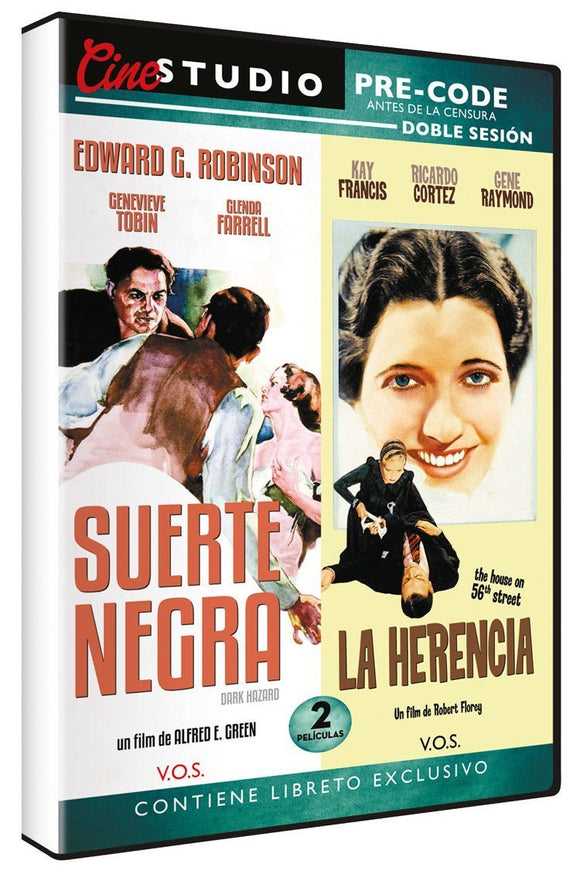 Cine Studio Doble Sesión - Suerte Negra + La Herencia [DVD]