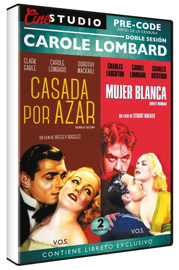 Doble sesión Carole Lombard - Casada por Azar + Mujer Blanca [DVD]